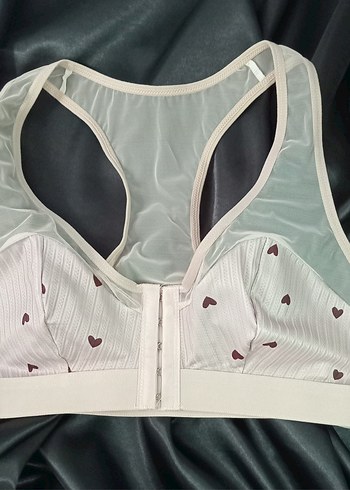Victoria s Secret kalp baskılı sütyen