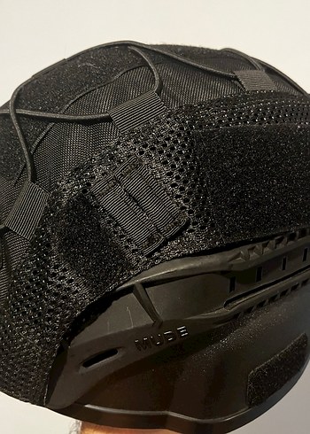 Airsoft taktik balistik kask + kumaş koruyucu kılıf - Görsel 4