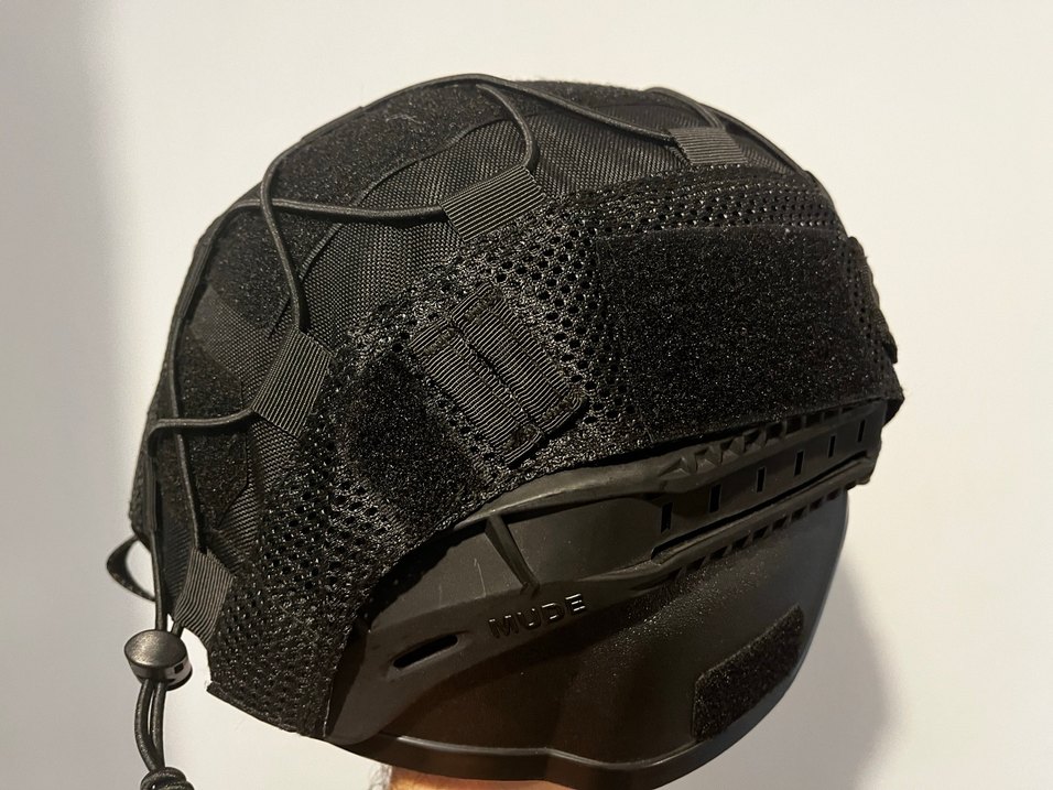 Airsoft taktik balistik kask + kumaş koruyucu kılıf - Görsel 4