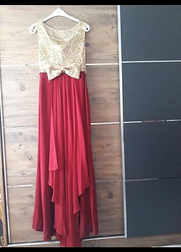 Balık model kuyruklu payetli abiye  - Görsel 2