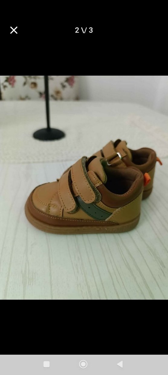 Erkek Bebek İlk Adım Ayakkabısı Kahverengi - Görsel 2