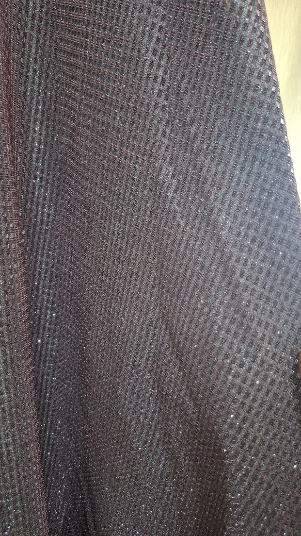 V Yaka Drapeli Uzun Kadın Abiye Elbise - Görsel 4