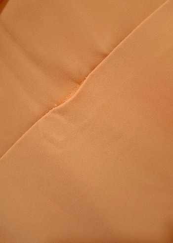 Pudra Pembe Drapeli Uzun Abiye Elbise - Görsel 5