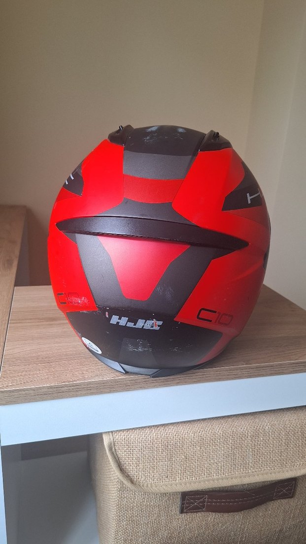 Kırmızı HJC C10 Motosiklet Kaskı S - Görsel 2