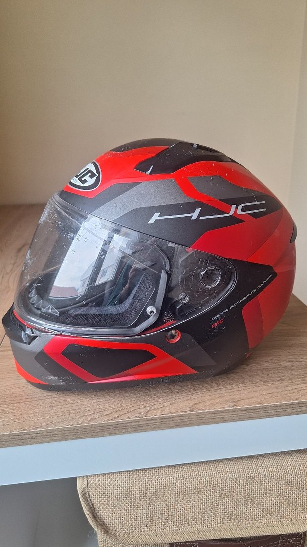 Kırmızı HJC C10 Motosiklet Kaskı S - Görsel 5