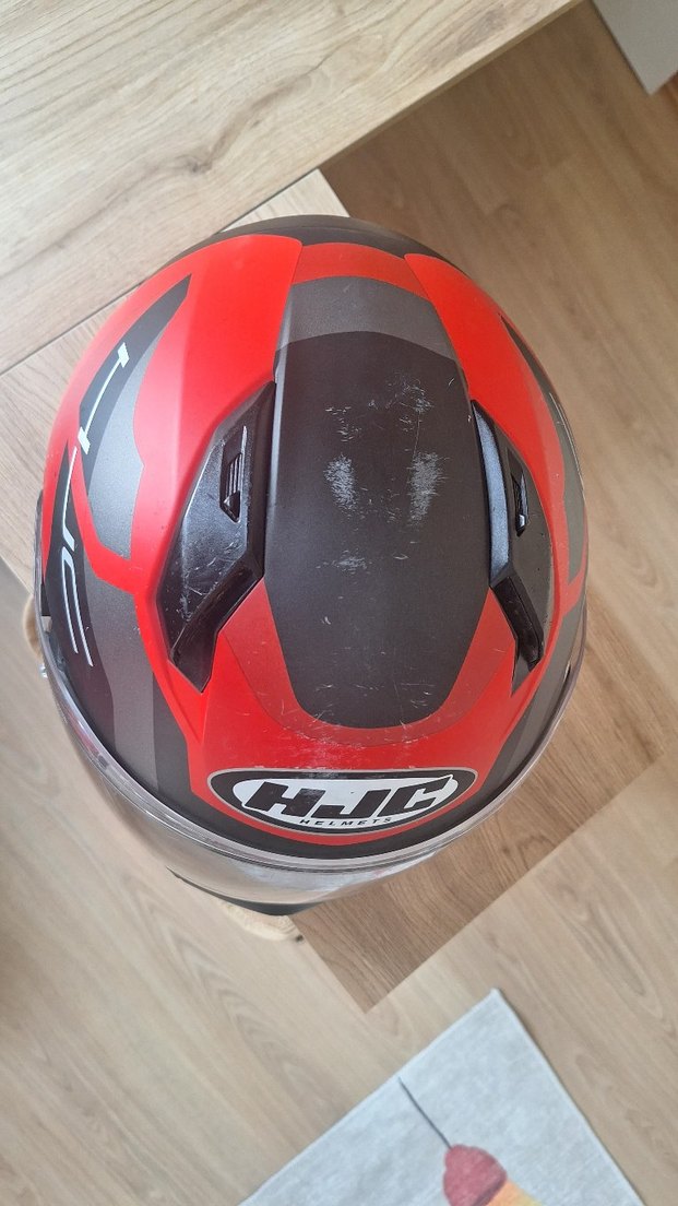 Kırmızı HJC C10 Motosiklet Kaskı S - Görsel 3