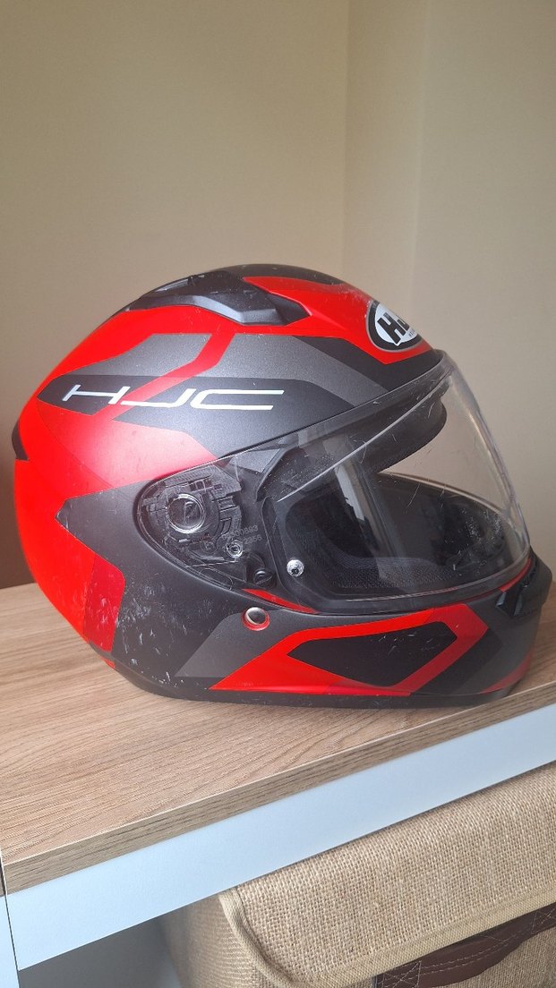 Kırmızı HJC C10 Motosiklet Kaskı S - Görsel 4