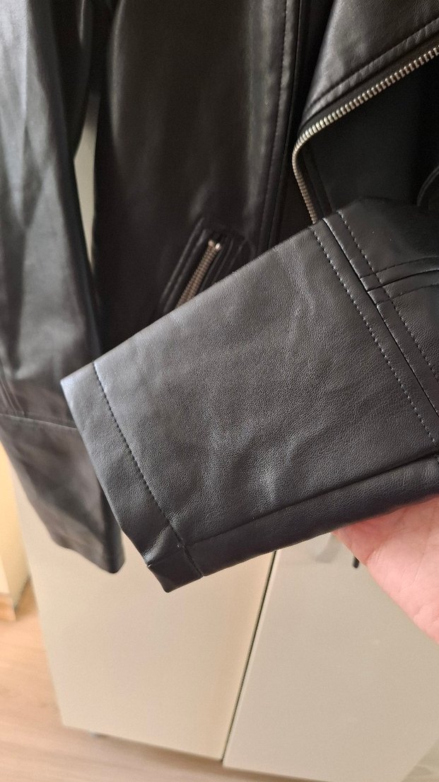 LCW Casual Siyah Deri Biker Ceket - Görsel 3