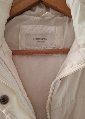 LC Waikiki Beyaz  Fermuarlı Kadın kolsuz mont - Görsel 2