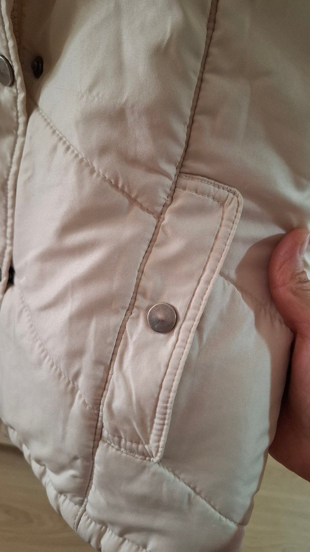 LC Waikiki Beyaz  Fermuarlı Kadın kolsuz mont - Görsel 4