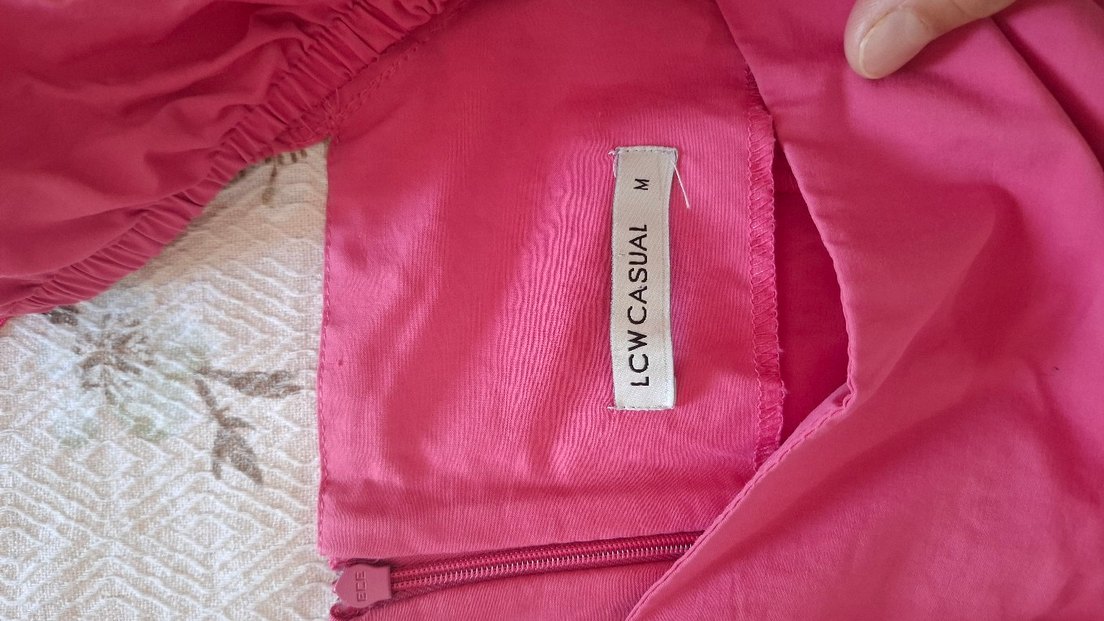 Pembe Bohem Kısa Elbise - Görsel 3