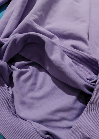 ALC Mor Baskılı Bol Kesim Kadın Sweatshirt