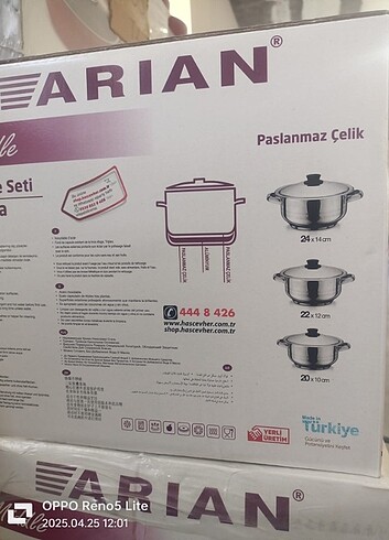 Diğer Tencere seti 