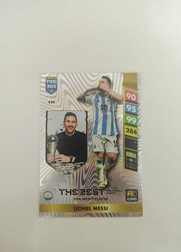 Panini adrenalyn 2025 Messi The Best 