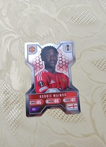 Match attax extra 2025 Mainoo Chrome X