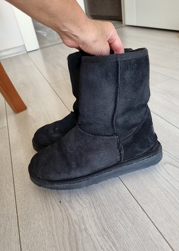 37 Beden Siyah Süet Kadın Botlar UGG orijinal