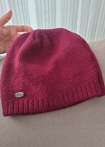 Pembe Örgü Kadın Bere - Görsel 6