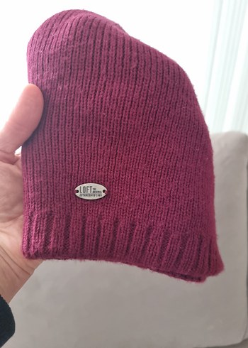 Pembe Örgü Kadın Bere - Görsel 5