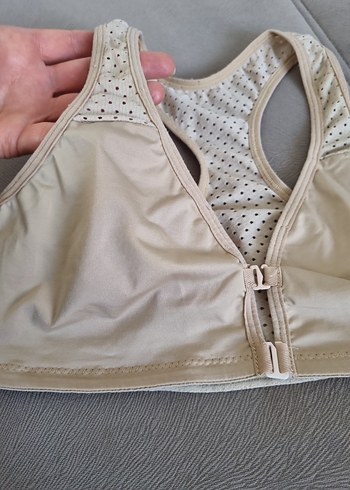 Bej Sporcu Sütyeni Önü Kapatmalı - Görsel 2