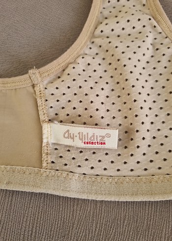 Bej Sporcu Sütyeni Önü Kapatmalı - Görsel 4