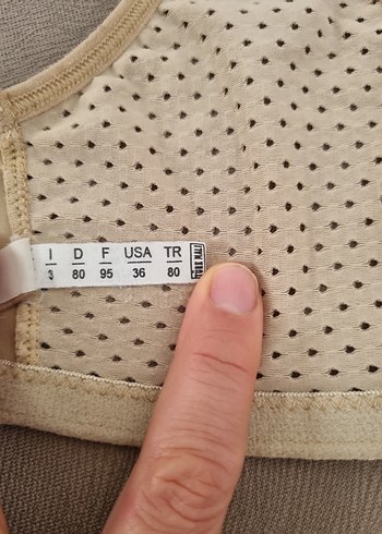 Bej Sporcu Sütyeni Önü Kapatmalı - Görsel 5