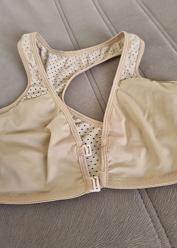 Bej Sporcu Sütyeni Önü Kapatmalı - Görsel 7