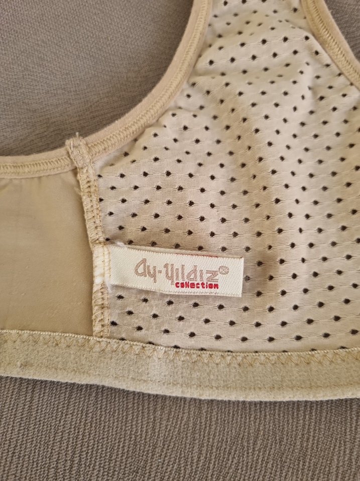 Bej Sporcu Sütyeni Önü Kapatmalı - Görsel 4