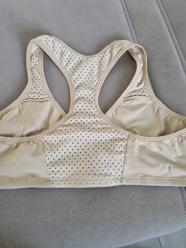 Bej Sporcu Sütyeni Önü Kapatmalı - Görsel 3