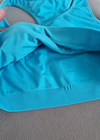 Mavi Spor Sütyeni - Görsel 3