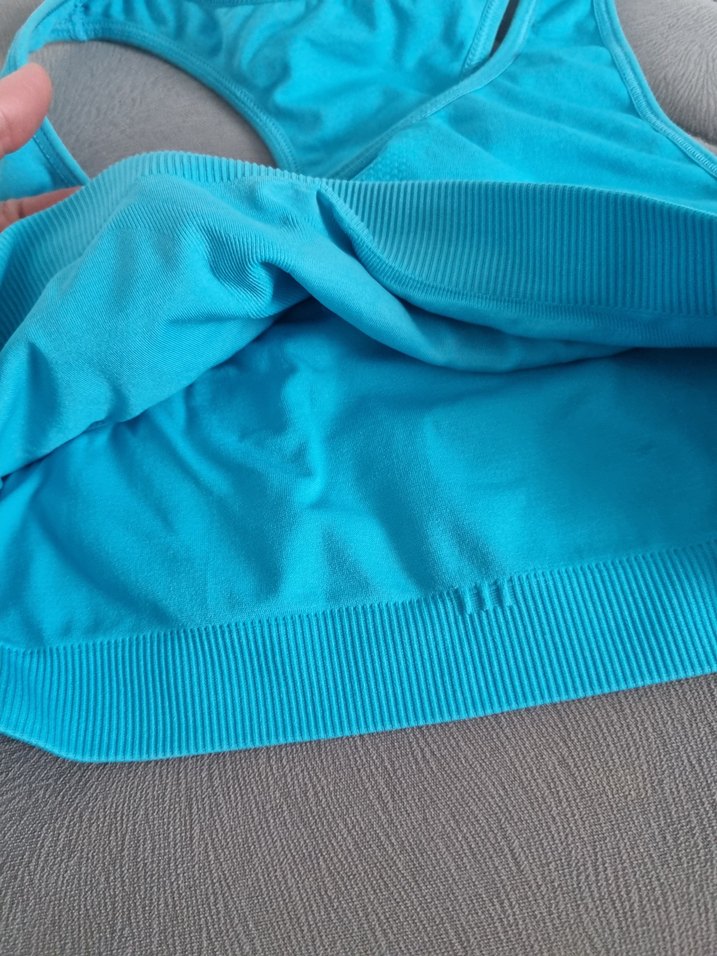 Mavi Spor Sütyeni - Görsel 3