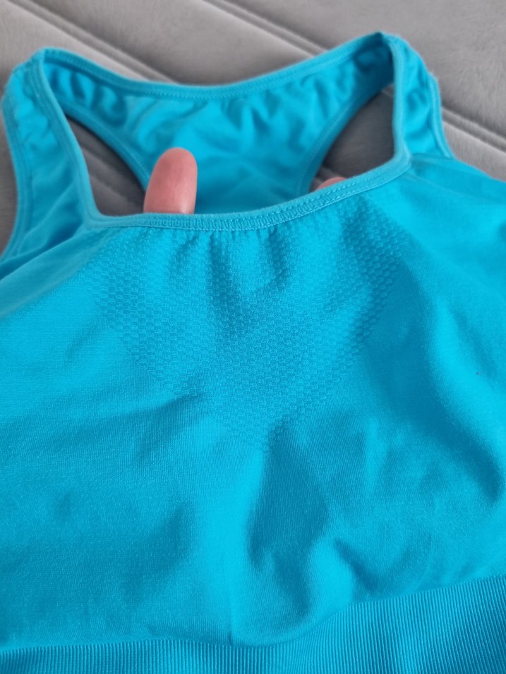 Mavi Spor Sütyeni - Görsel 4