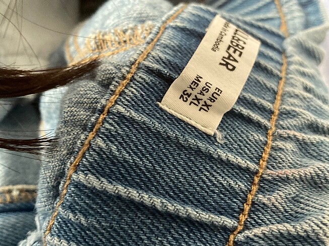 xl Beden mavi Renk pull&bear kot etek