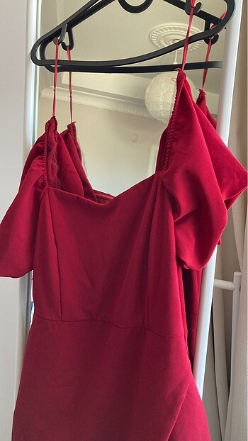 Trendyol & Milla Trendyol bordo abiye