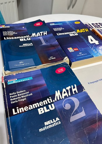 İtalyan Lisesi imi / galileo kitaplar Matematica - Matematik - Görsel 3
