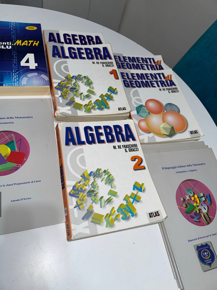 İtalyan Lisesi imi / galileo kitaplar Matematica - Matematik - Görsel 2