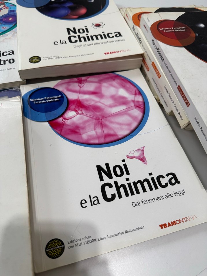 İtalyan Lisesi imi / galileo kitaplar Chimica - Kimya - Görsel 3