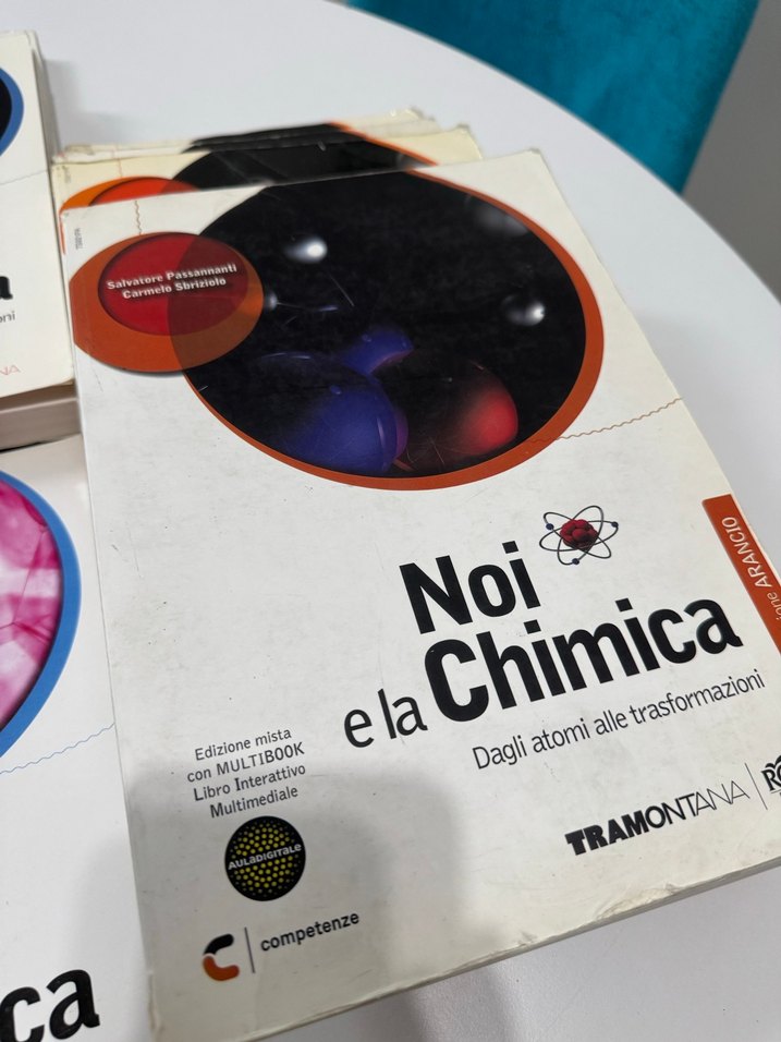 İtalyan Lisesi imi / galileo kitaplar Chimica - Kimya - Görsel 2