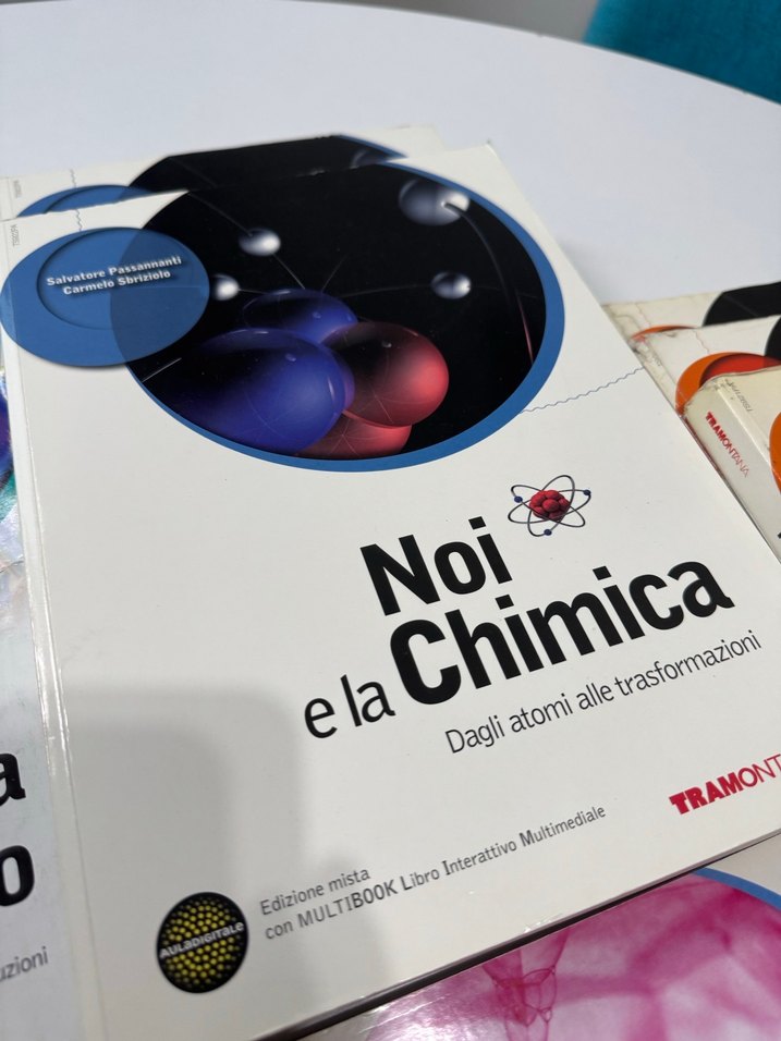 İtalyan Lisesi imi / galileo kitaplar Chimica - Kimya - Görsel 4