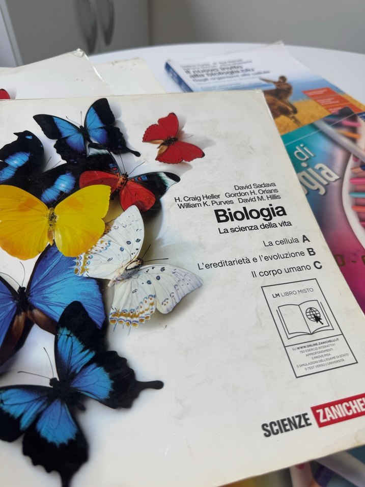 İtalyan Lisesi imi / galileo kitaplar Biologia - Biyoloji - Görsel 5