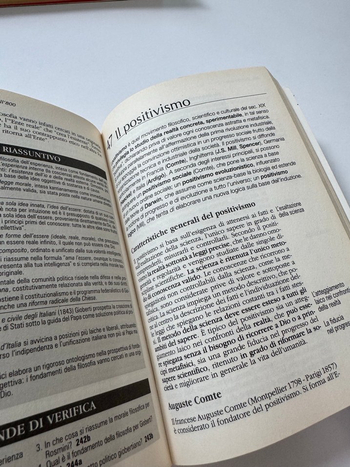 İtalyan Lisesi imi / galileo kitaplar filosofia - felsefe - Görsel 3