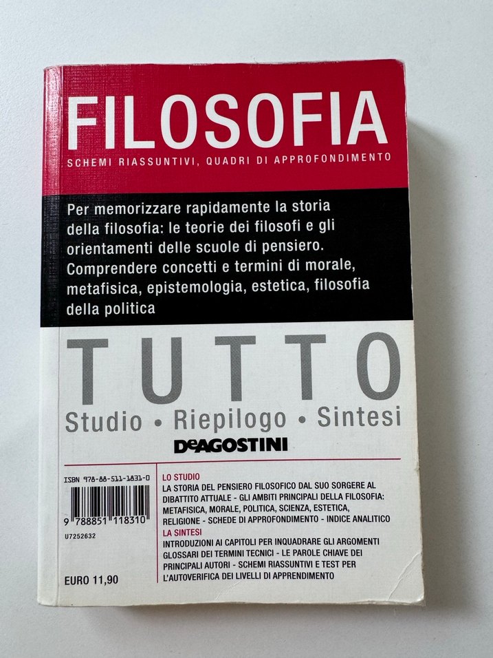 İtalyan Lisesi imi / galileo kitaplar filosofia - felsefe - Görsel 2