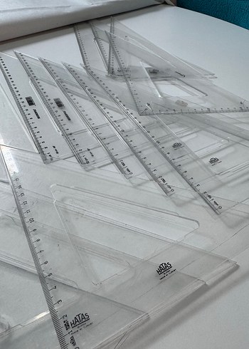 30-60-90 ve 45-45-90 Üçgen Cetveller - Görsel 4