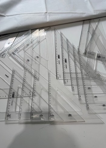 30-60-90 ve 45-45-90 Üçgen Cetveller - Görsel 8