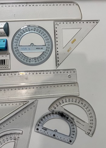 Çeşitli Cetveller Gönye ve İletki - Görsel 4