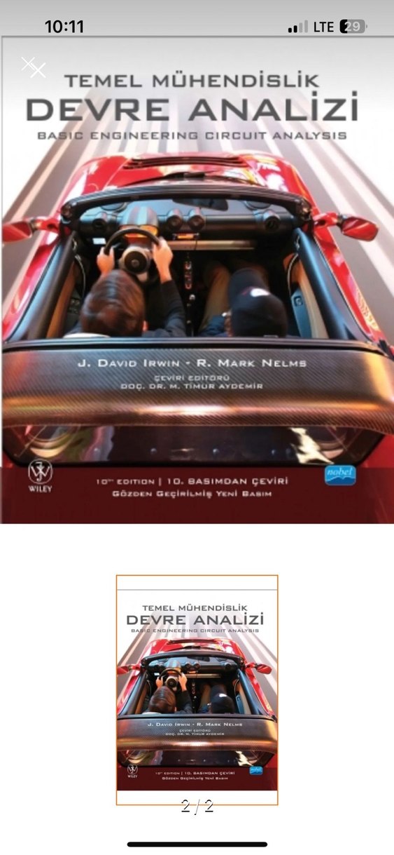 Temel Mühendislik Devre Analizi Kitabı - Görsel 2