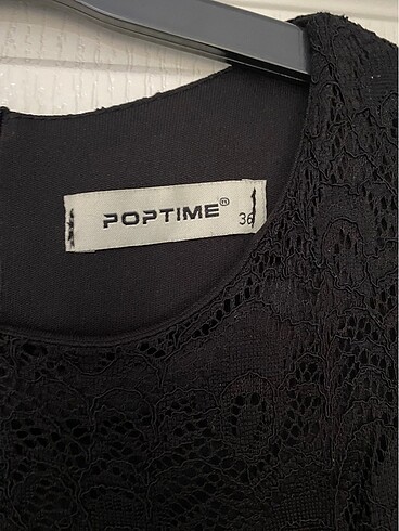 Dantel işlemeli siyah abiye - Görsel 6