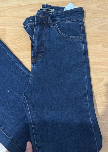 36 Beden Kadın Mavi Denim Regular Fit Jean