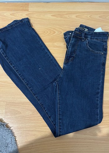 Kadın Mavi Denim Regular Fit Jean