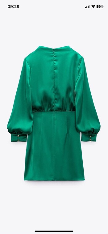 Zara Zara Saten Elbise