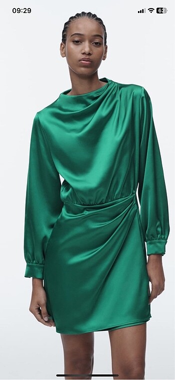 Zara Saten Elbise